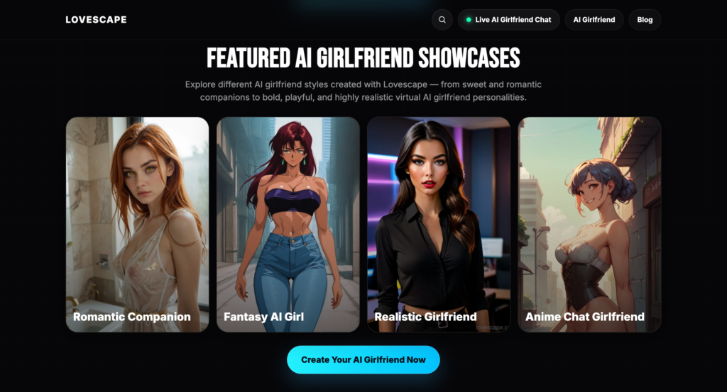 Lovescape AI platform