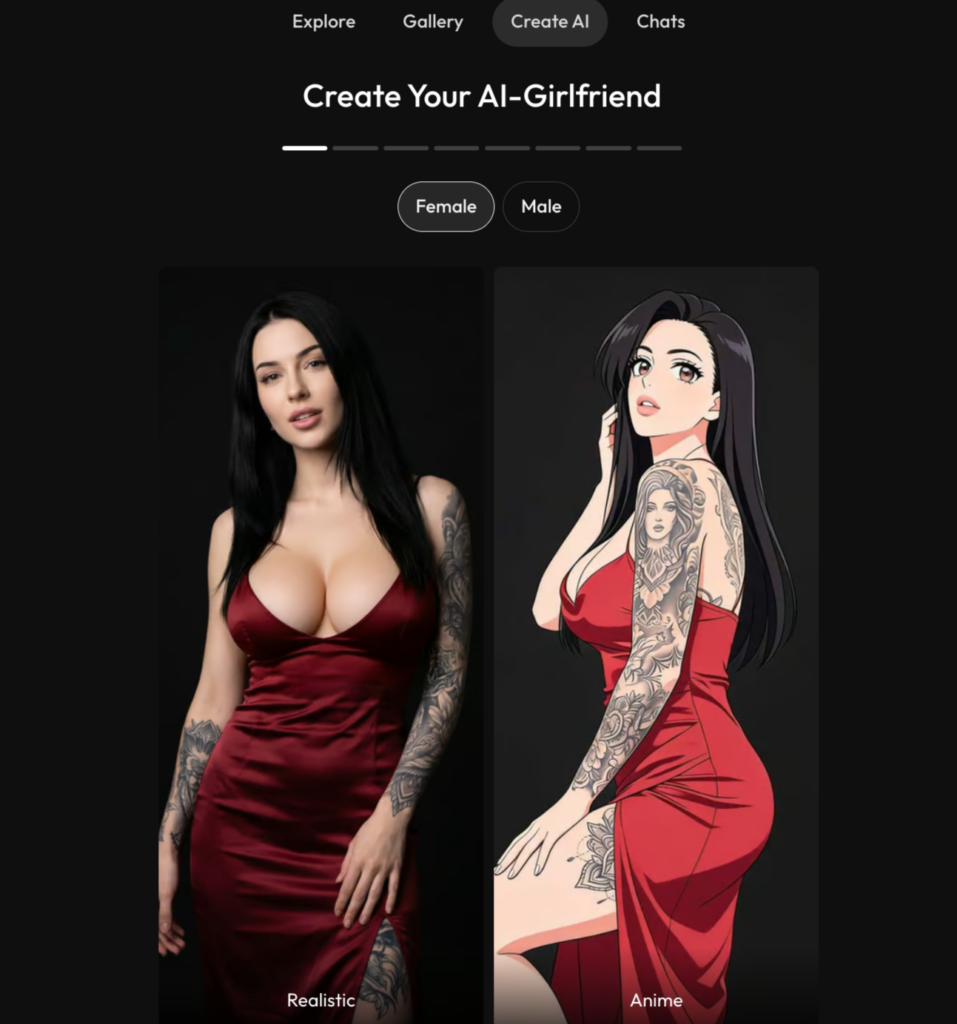 Joi AI Characters
